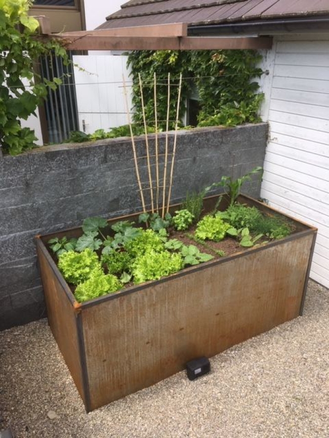 Hochbeet roh 200 cm x 100 cm x 100 cm
